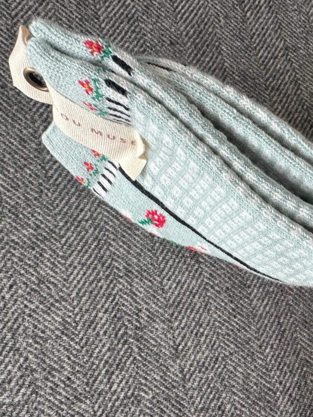 NWT, MIOU MUSE, DARLING PATTERNED STRAWBERRY SOCKS